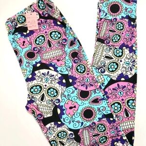 Sugar Skull Leggings Super Cute & Soft